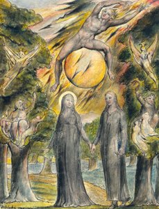 El sol en su ira de William Blake